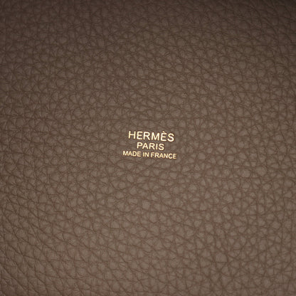 ピコタンロックPM エトゥープ ハンドバッグ トリヨンクレマンス グレーブラウン ゴールド金具 W刻印 エルメス バッグ HERMES