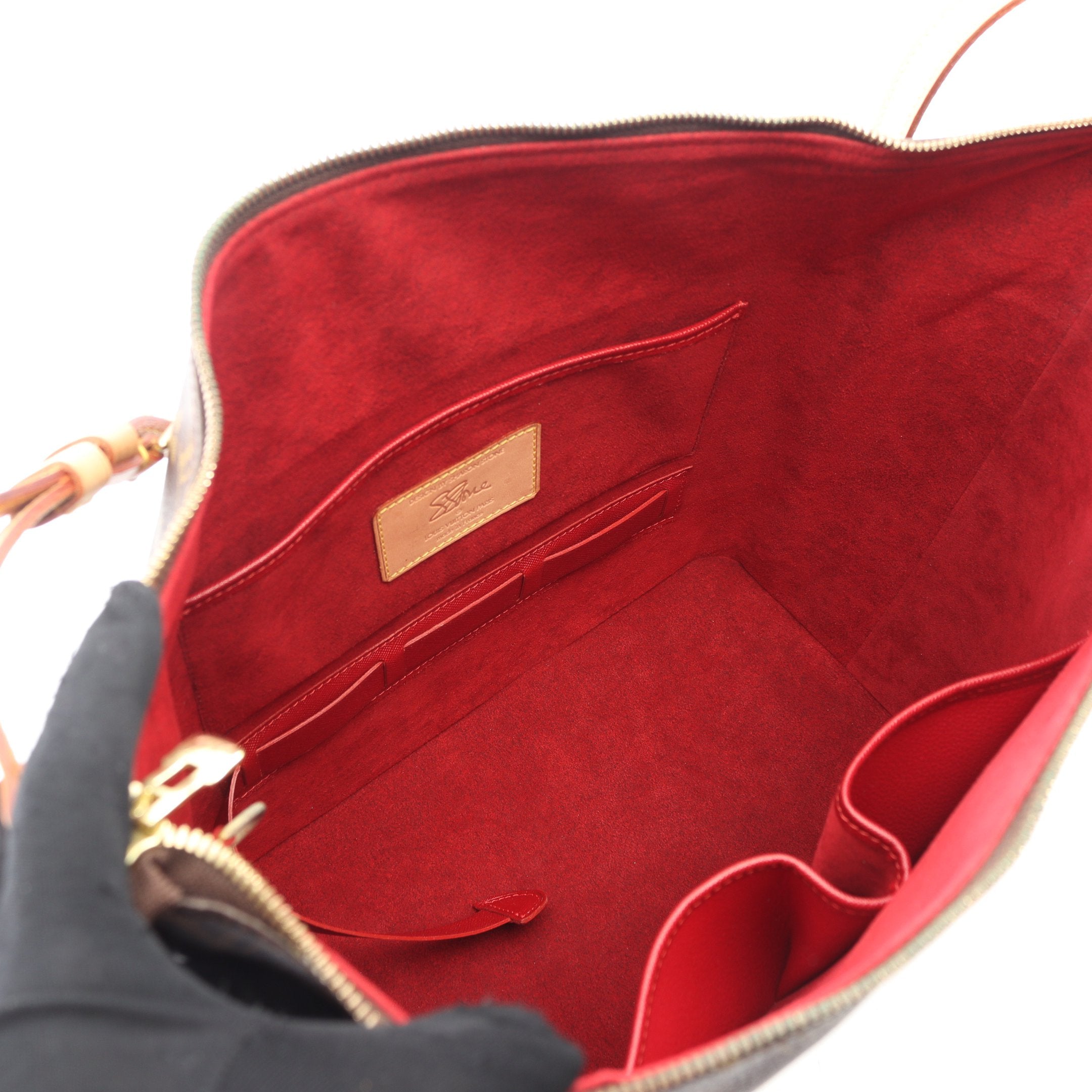 ルイ・ヴィトン LOUIS VUITTON アムファースリー ヴァニティスター ショルダーバッグ バッグ PVCコーティングキャンバス レザー モノグラム レディース ブラウン系 M47275 【中古】 LOUIS VUITTON（ルイ・ヴィトン） アムファースリー バニティスター