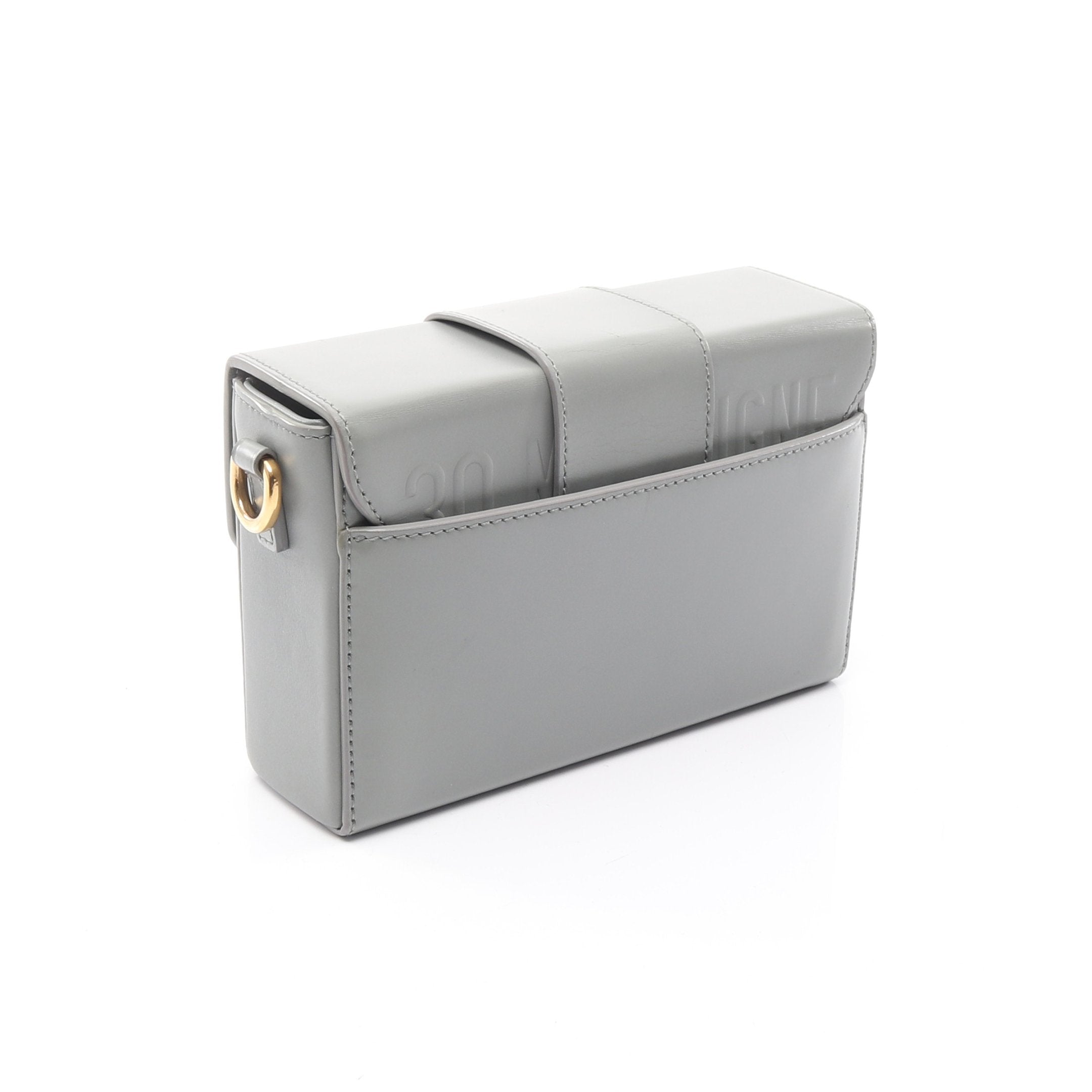 Christian Dior ディオール モンテーニュ レザー ショルダーバッグ 30 MONTAIGNE モンテーニュ ボックス ショルダーバッグ レザー ブルー