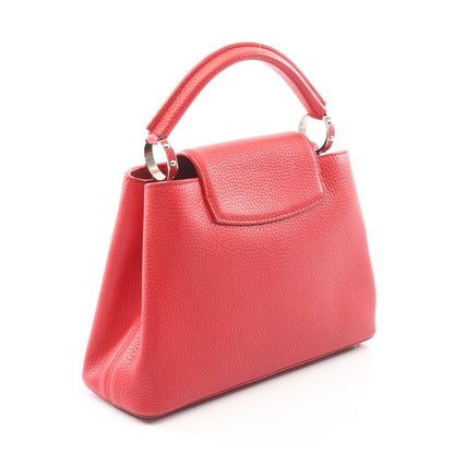 カプシーヌBB ルビー ハンドバッグ レザー レッド 2WAY ルイヴィトン バッグ LOUIS VUITTON