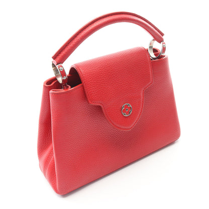 カプシーヌBB ルビー ハンドバッグ レザー レッド 2WAY ルイヴィトン バッグ LOUIS VUITTON