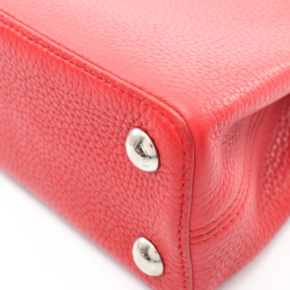 カプシーヌBB ルビー ハンドバッグ レザー レッド 2WAY ルイヴィトン バッグ LOUIS VUITTON