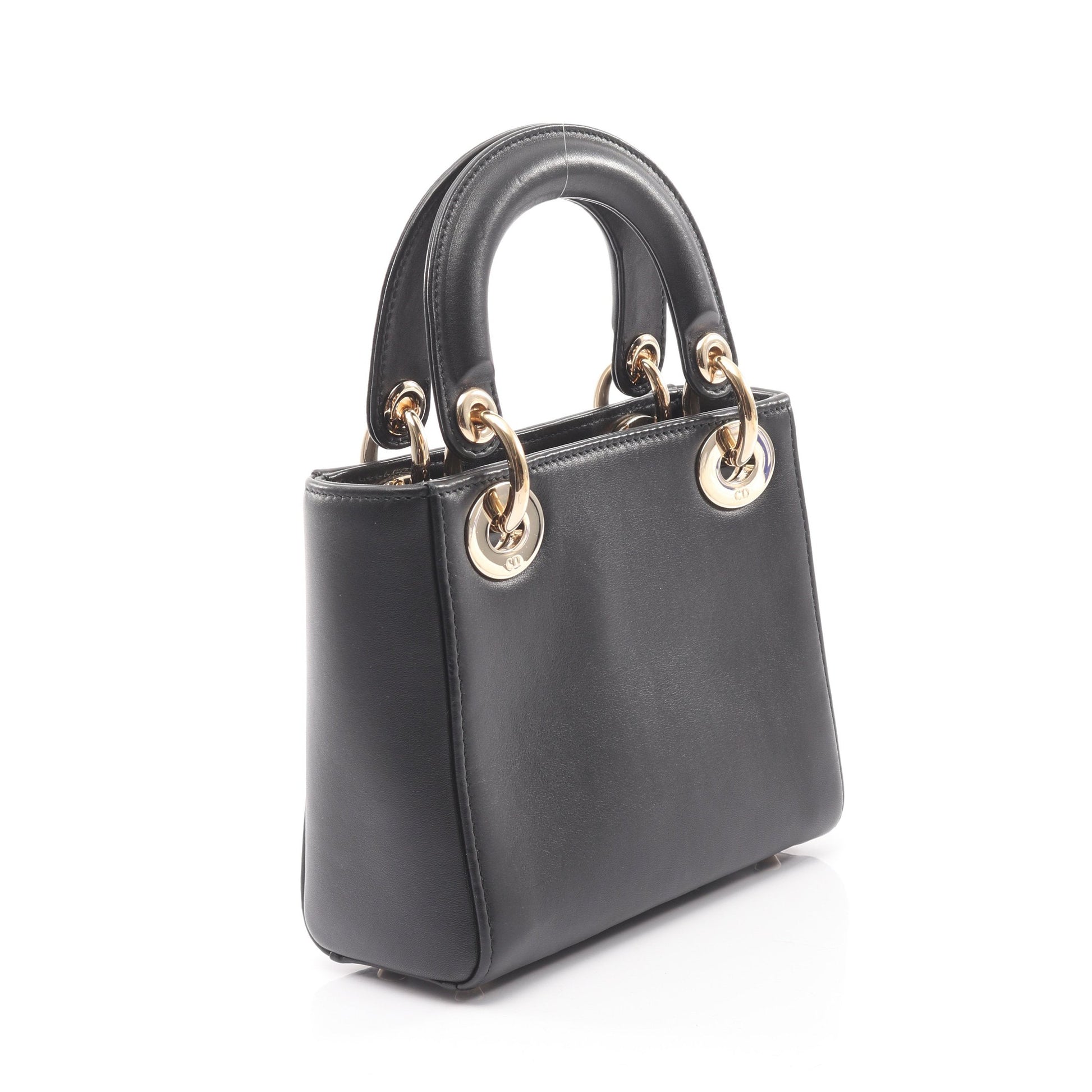 DIOR × NIKI DE SAINT PHALLE レディディオール ミニ ハンドバッグ レザー ブラック マルチカラー 2WAY クリスチャンディオール バッグ Christian Dior