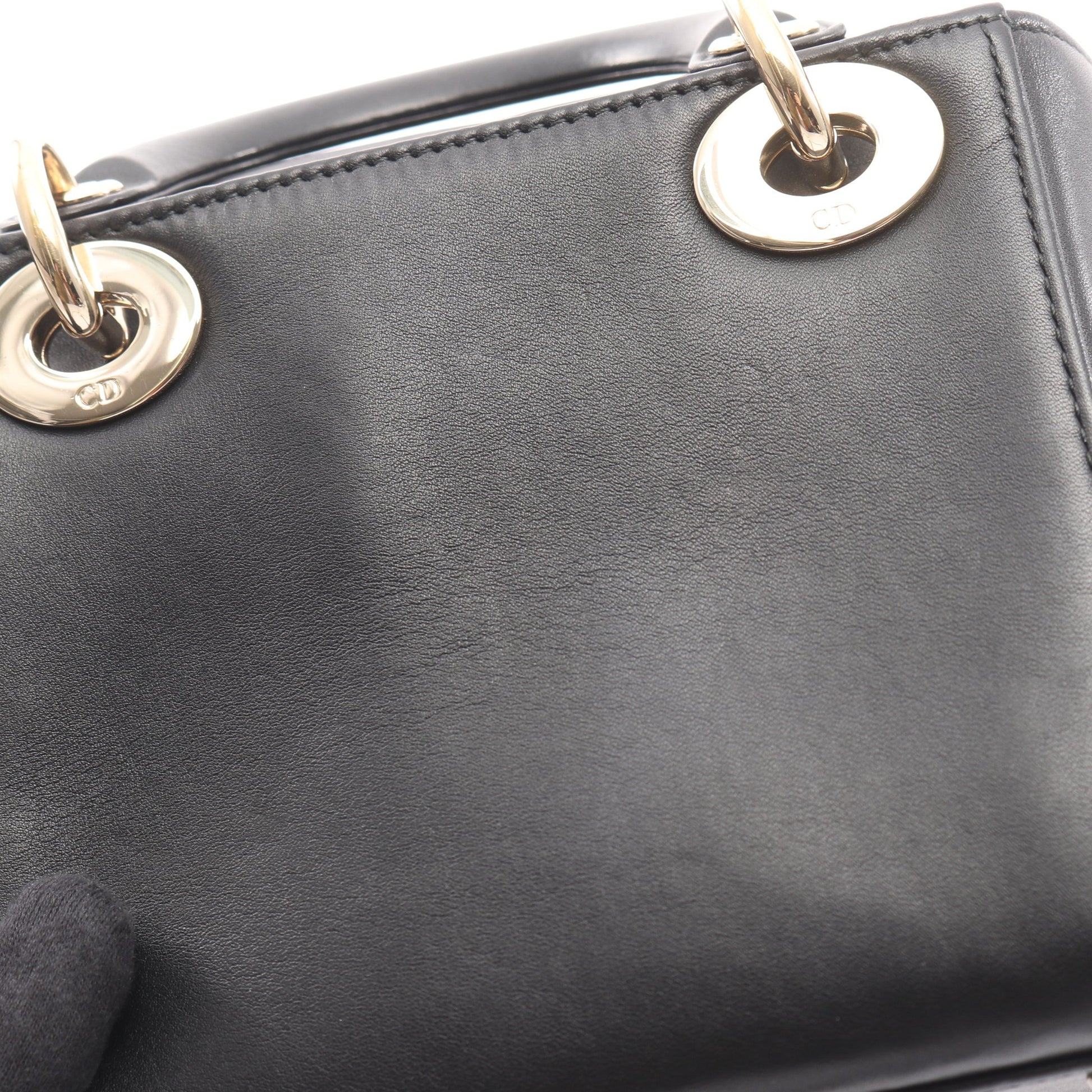 DIOR × NIKI DE SAINT PHALLE レディディオール ミニ ハンドバッグ レザー ブラック マルチカラー 2WAY クリスチャンディオール バッグ Christian Dior