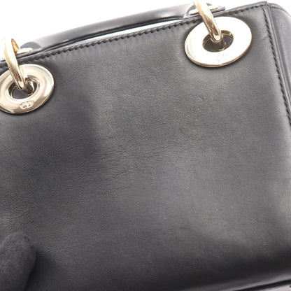 DIOR × NIKI DE SAINT PHALLE レディディオール ミニ ハンドバッグ レザー ブラック マルチカラー 2WAY クリスチャンディオール バッグ Christian Dior