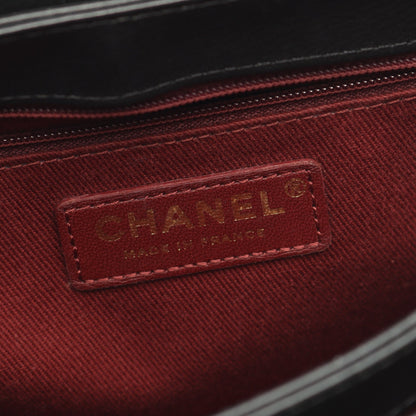 マトラッセ チェーンショルダーバッグ ラムスキン ブラック ゴールド金具 シャネル バッグ CHANEL