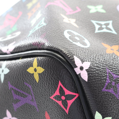 LV × TM キーポル バンドリエール50 モノグラムマルチカラー ボストンバッグ PVC レザー ブラック マルチカラー 村上隆 2WAY ルイヴィトン バッグ LOUIS VUITTON
