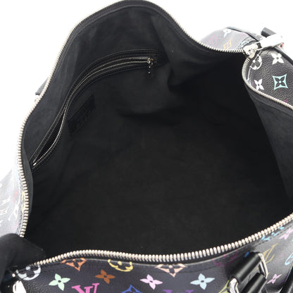 LV × TM キーポル バンドリエール50 モノグラムマルチカラー ボストンバッグ PVC レザー ブラック マルチカラー 村上隆 2WAY ルイヴィトン バッグ LOUIS VUITTON