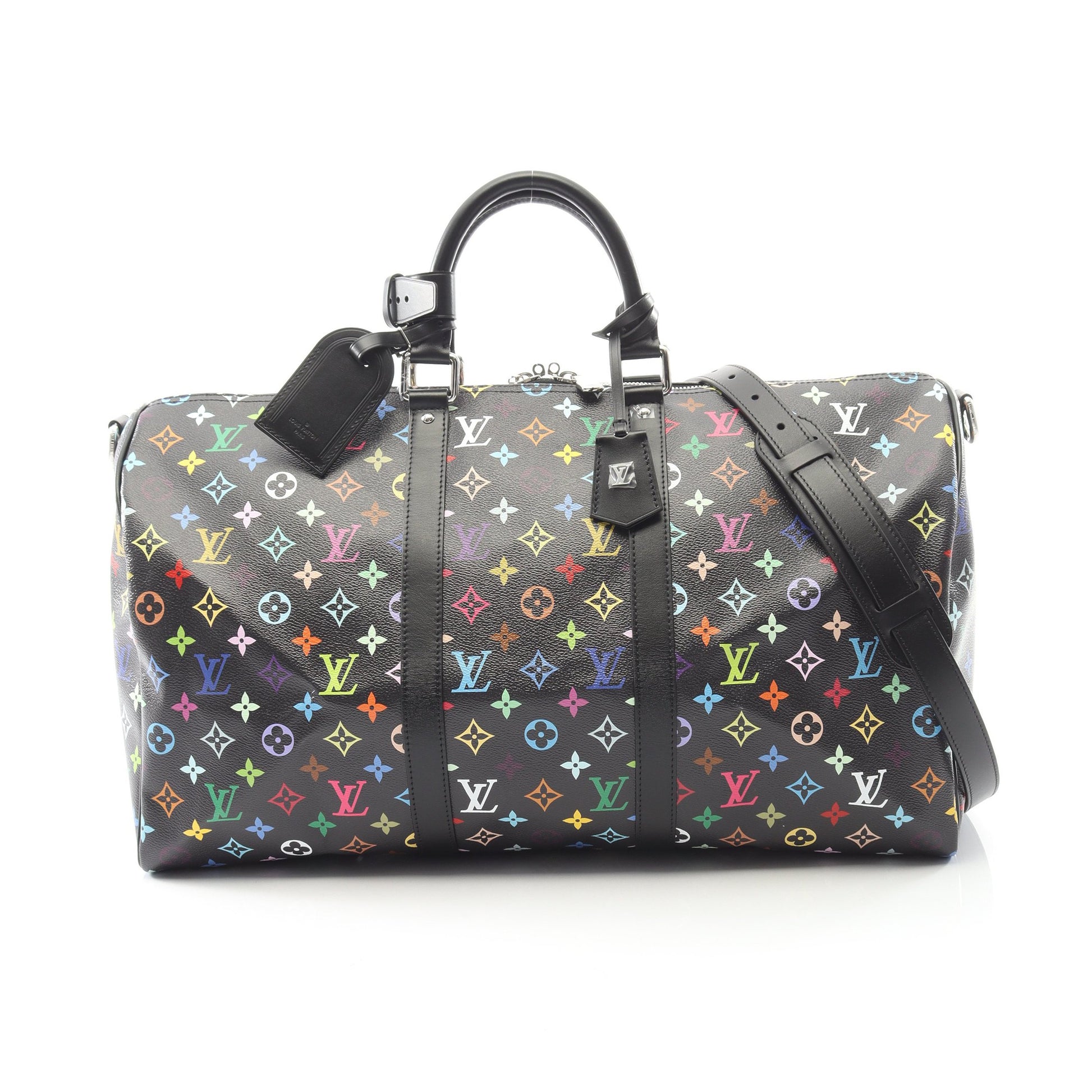 LV × TM キーポル バンドリエール50 モノグラムマルチカラー ボストン 