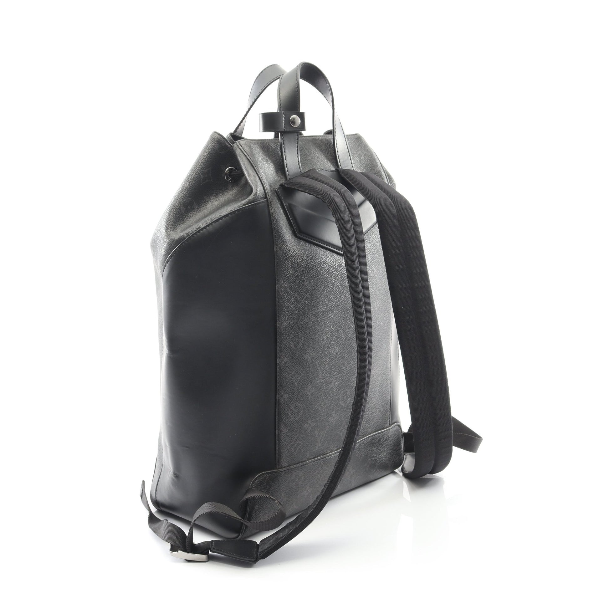 LOUIS VUITTON × FRAGMENT エクスプローラー モノグラムエクリプス バックパック リュックサック PVC レザー ブラック ルイヴィトン バッグ LOUIS VUITTON