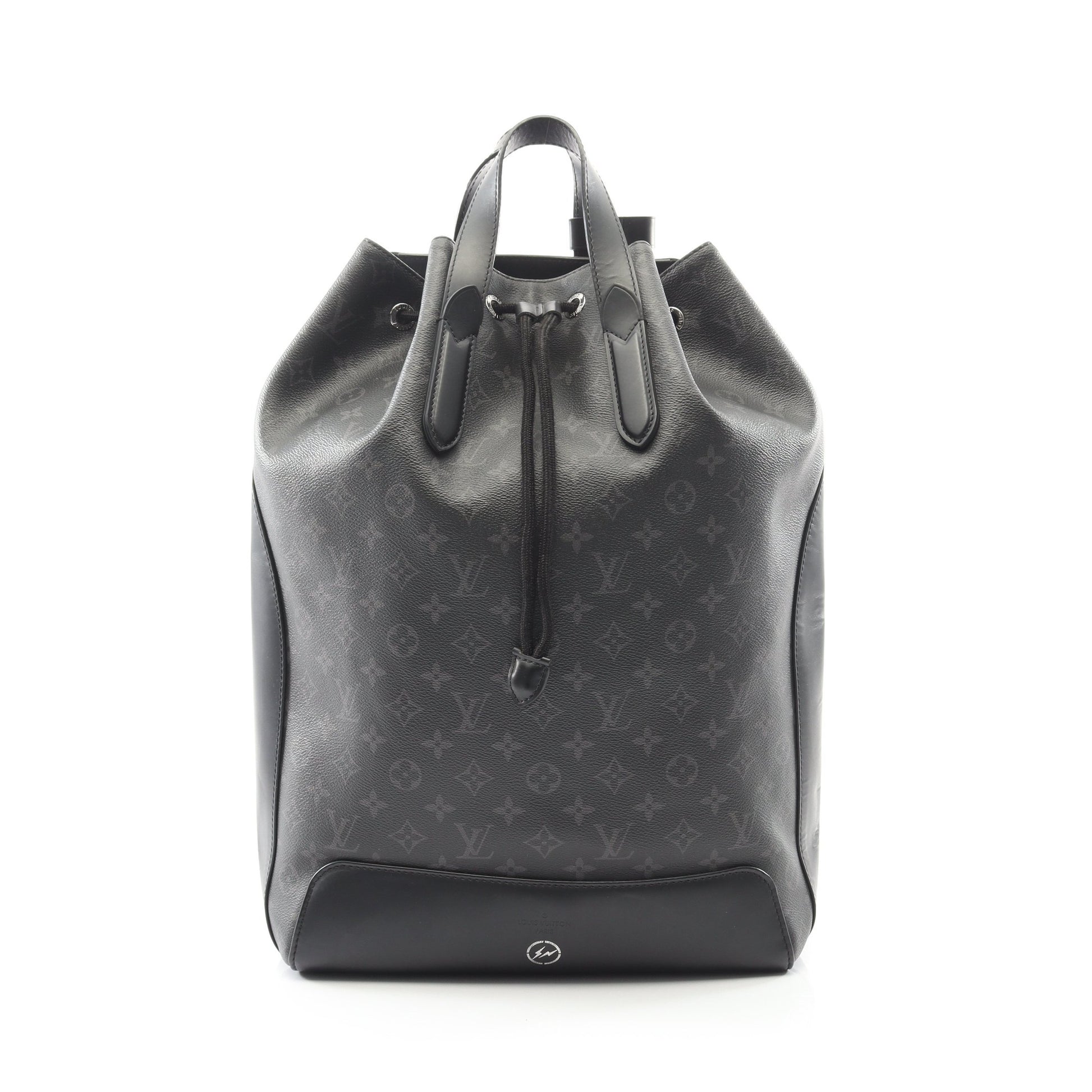 LOUIS VUITTON × FRAGMENT エクスプローラー モノグラムエクリプス バックパック リュックサック PVC レザー ブラック ルイヴィトン バッグ LOUIS VUITTON