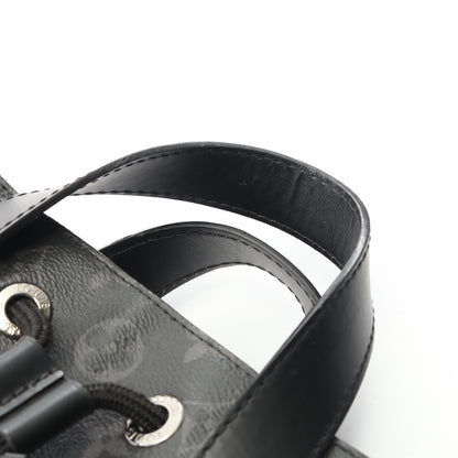 LOUIS VUITTON × FRAGMENT エクスプローラー モノグラムエクリプス バックパック リュックサック PVC レザー ブラック ルイヴィトン バッグ LOUIS VUITTON