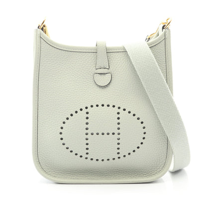 エヴリンTPM グリネヴェ ショルダーバッグ トリヨンクレマンス ライトグリーン ゴールド金具 B刻印 エルメス バッグ HERMES