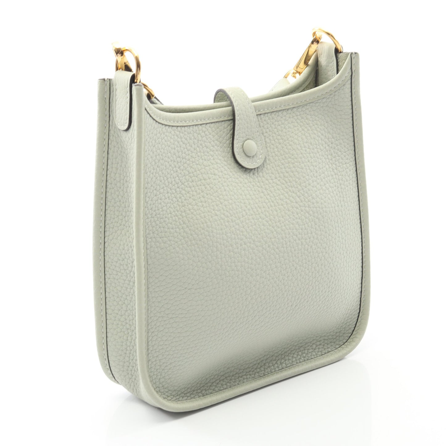 エヴリンTPM グリネヴェ ショルダーバッグ トリヨンクレマンス ライトグリーン ゴールド金具 B刻印 エルメス バッグ HERMES