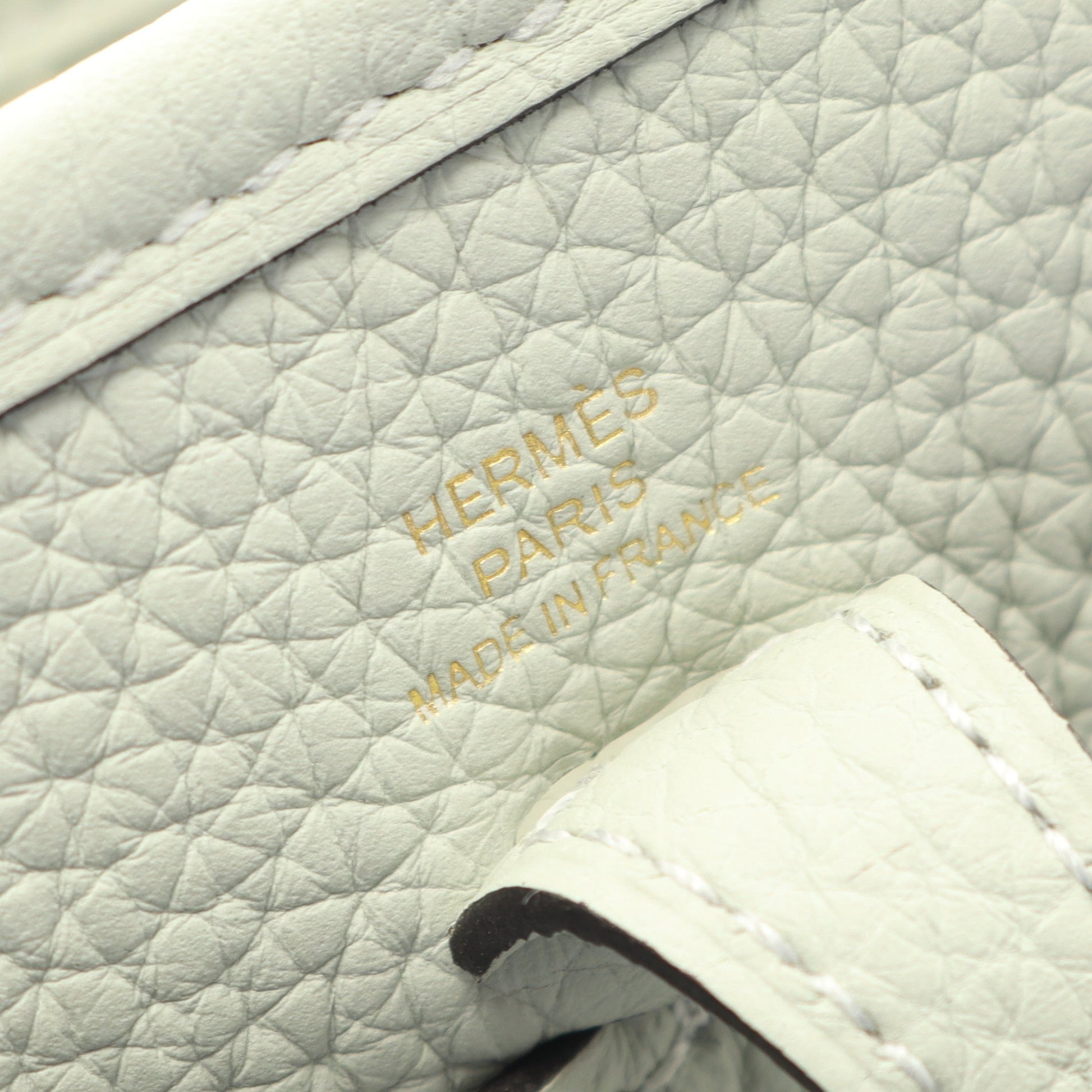 エヴリンTPM グリネヴェ ショルダーバッグ トリヨンクレマンス ライトグリーン ゴールド金具 B刻印 エルメス バッグ HERMES