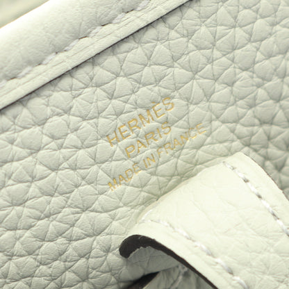 エヴリンTPM グリネヴェ ショルダーバッグ トリヨンクレマンス ライトグリーン ゴールド金具 B刻印 エルメス バッグ HERMES