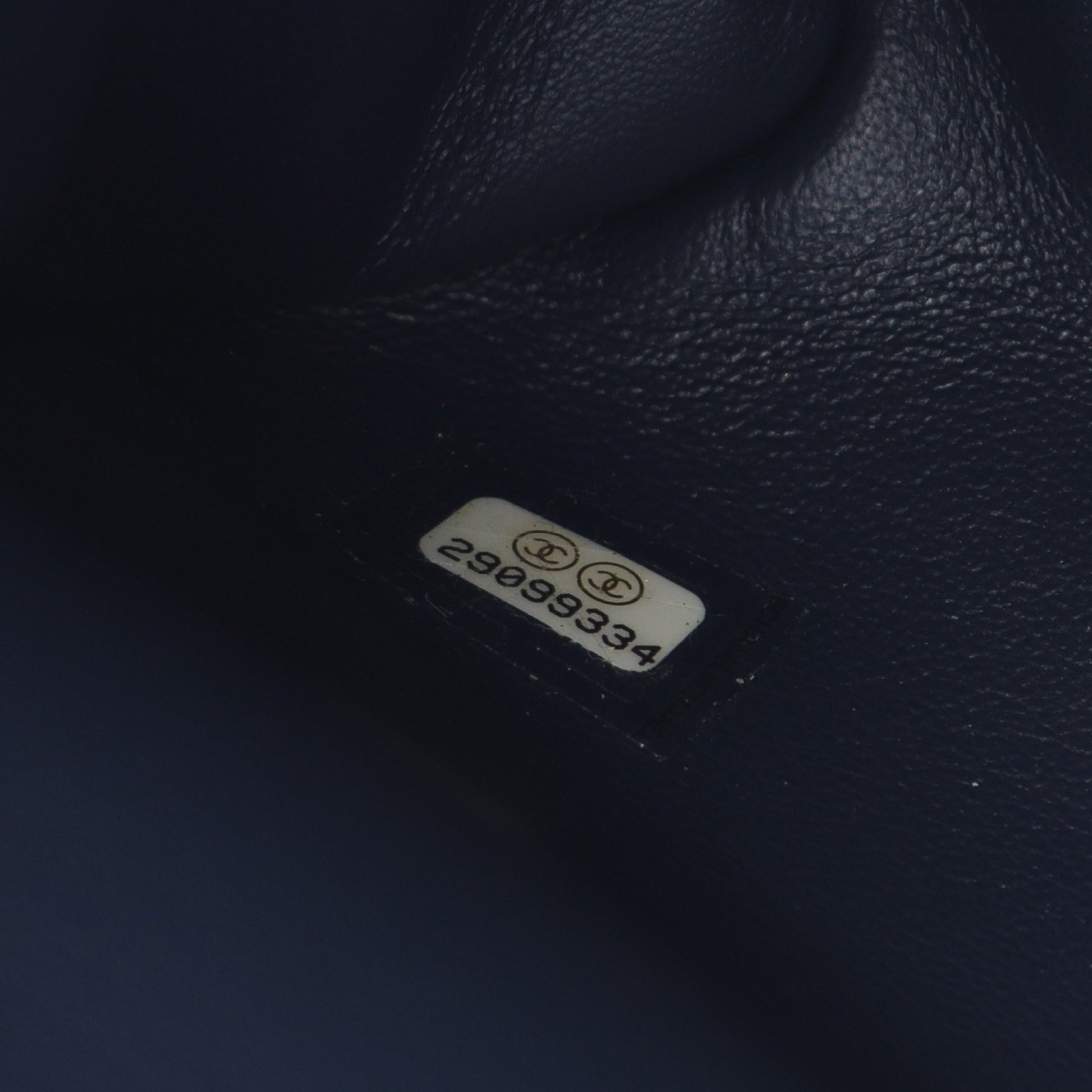 マトラッセ 31 RUE CAMBON チェーンショルダーバッグ ラムスキン ネイビー ゴールド金具 2WAY シャネル バッグ CHANEL