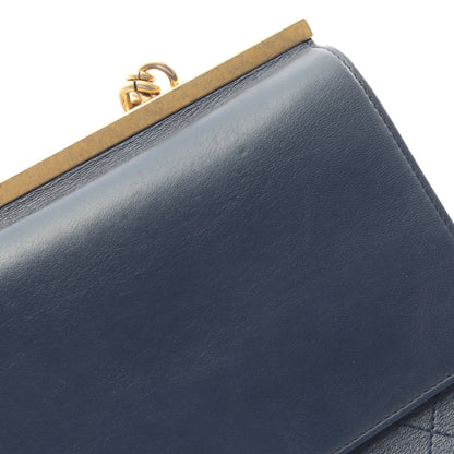 マトラッセ 31 RUE CAMBON チェーンショルダーバッグ ラムスキン ネイビー ゴールド金具 2WAY シャネル バッグ CHANEL