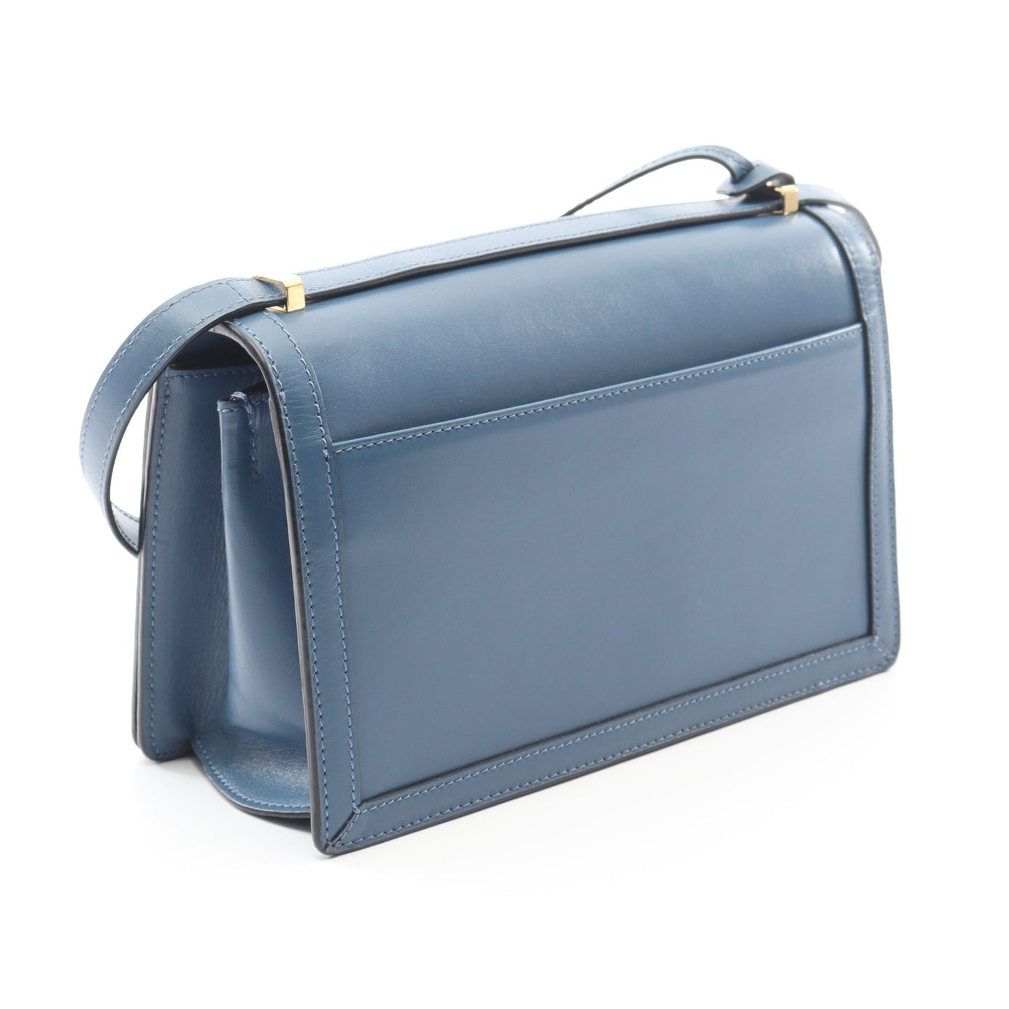 バルセロナ ショルダーバッグ レザー ブルー ロエベ バッグ LOEWE