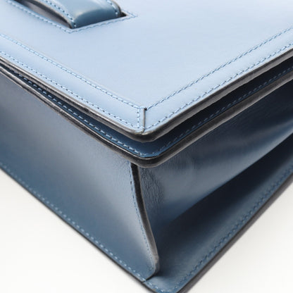 バルセロナ ショルダーバッグ レザー ブルー ロエベ バッグ LOEWE