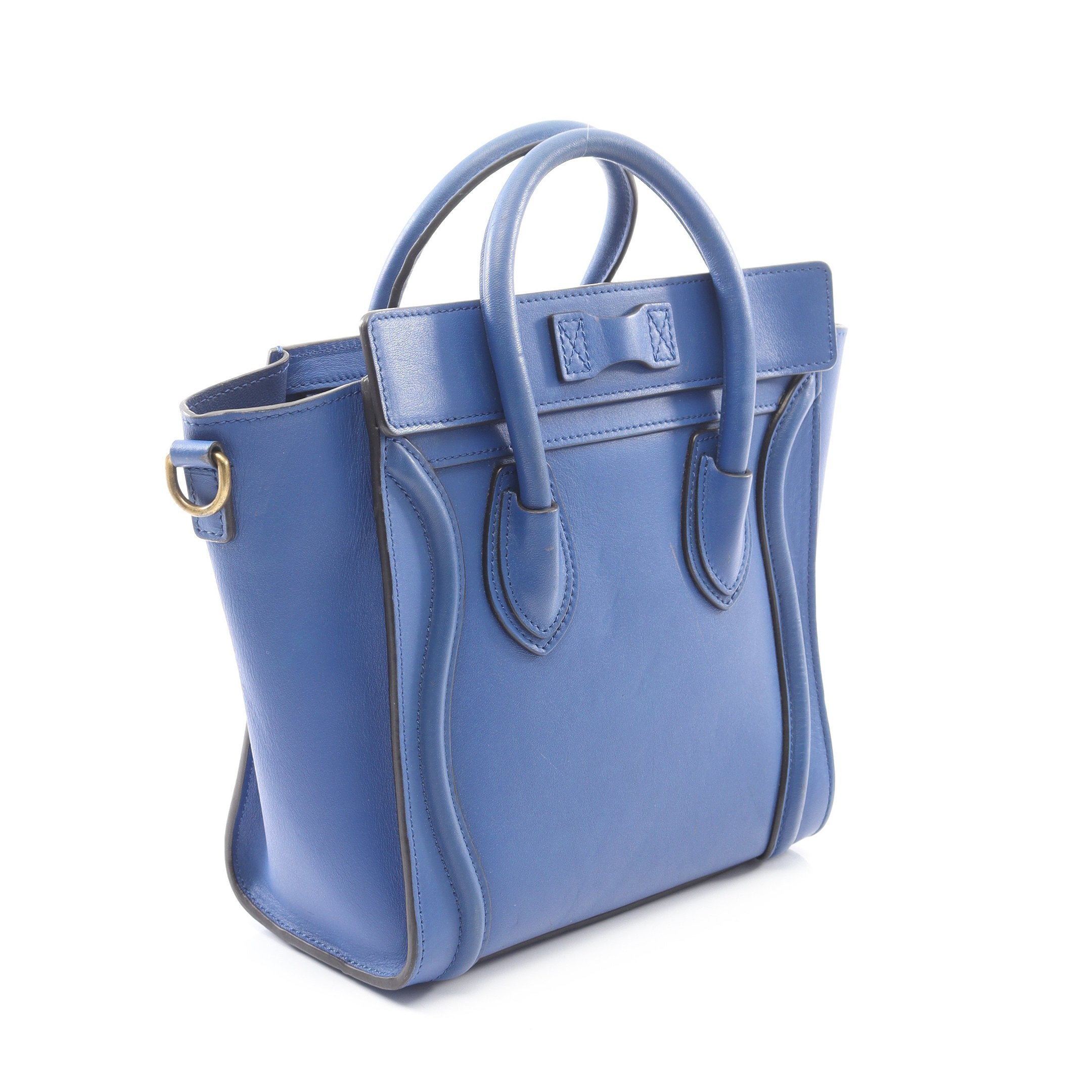 CELINE セリーヌ ナノ ラゲージバッグ ハンドバッグ ペタル ピンク 