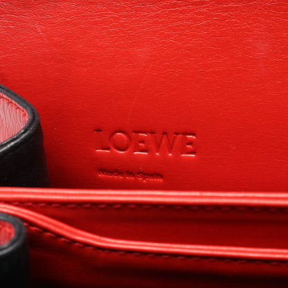 バルセロナ ショルダーバッグ レザー レッド ロエベ バッグ LOEWE