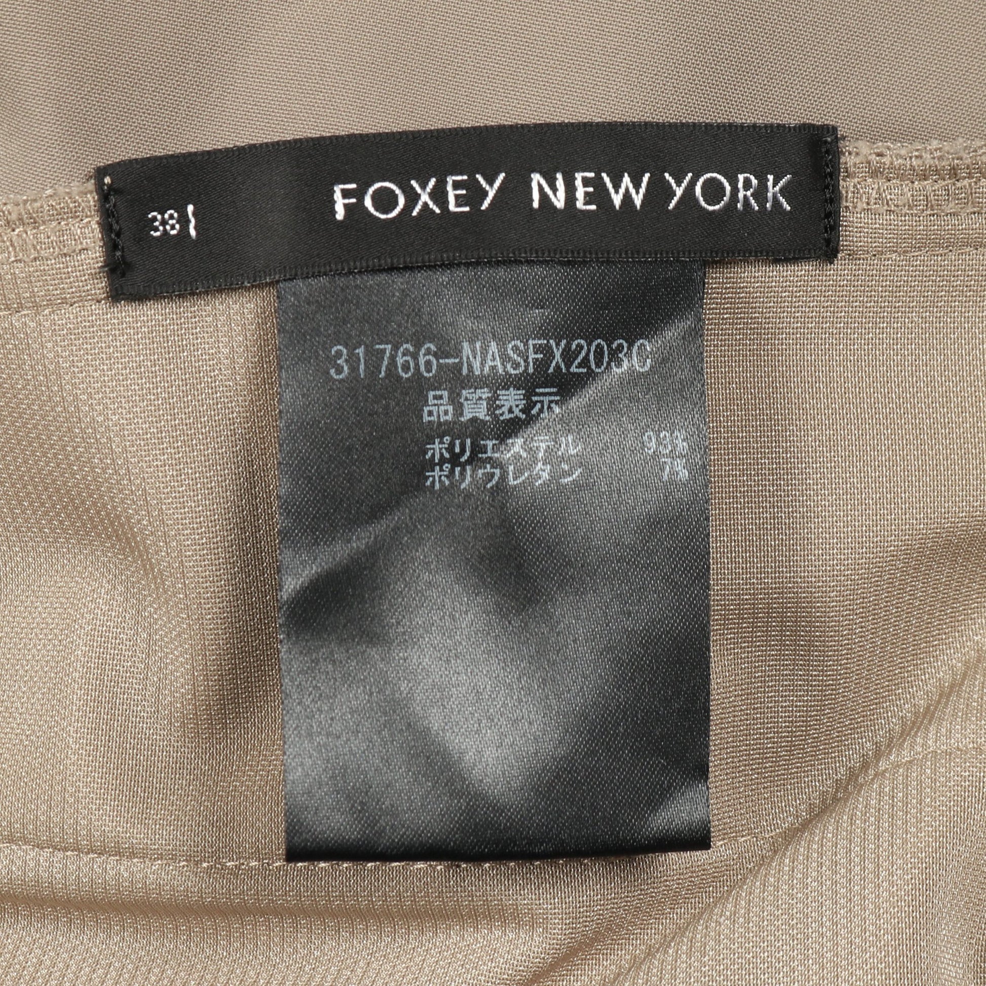 レイニーブリリアント スカート カーキグリーン フリル フォクシーニューヨーク ボトムス FOXEY NEW YORK