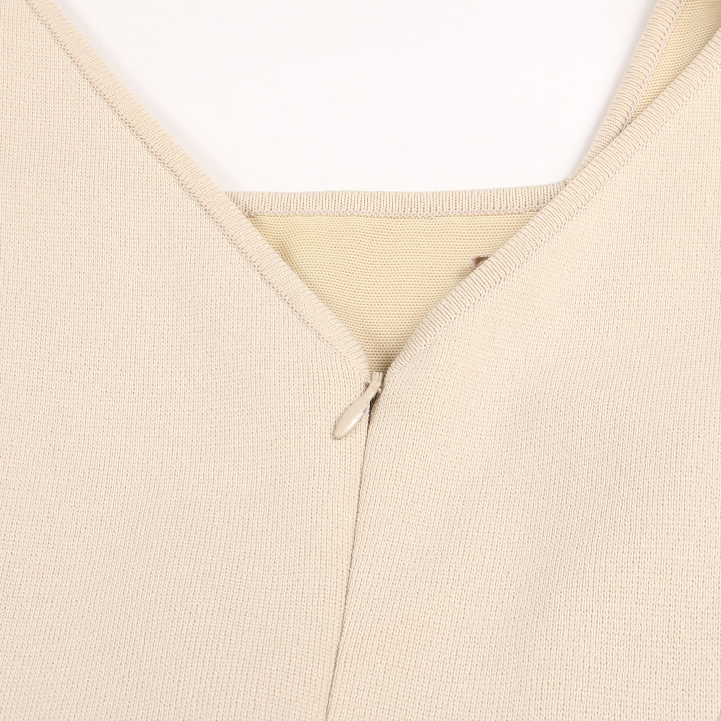 ワンピース ノースリーブ ナイロン ベージュ フォクシーブティック ワンピース FOXEY BOUTIQUE