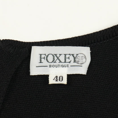 ワンピース ノースリーブ ブラック フォクシーブティック ワンピース FOXEY BOUTIQUE