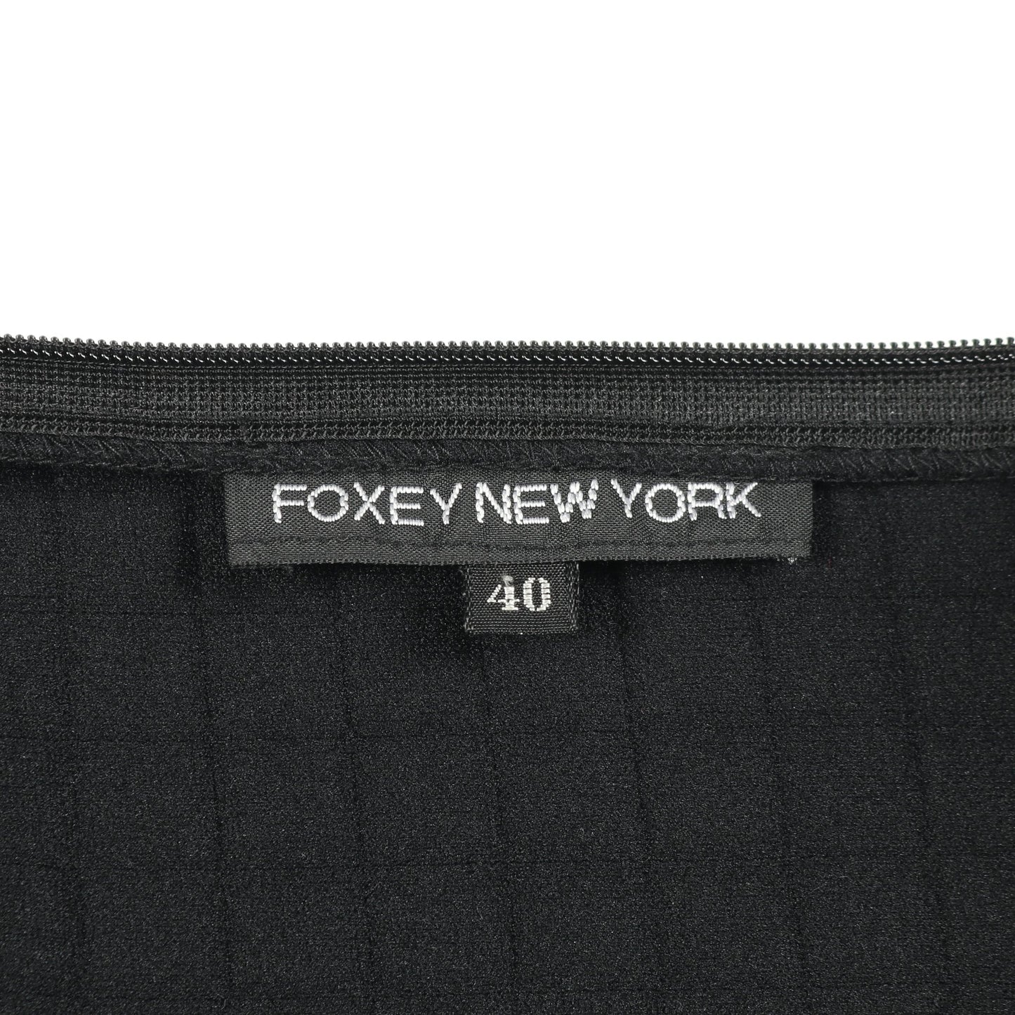 ワンピース ノースリーブ ナイロン ブラック キルティング フォクシーニューヨーク ワンピース FOXEY NEW YORK