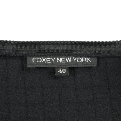 ワンピース ノースリーブ ナイロン ブラック キルティング フォクシーニューヨーク ワンピース FOXEY NEW YORK
