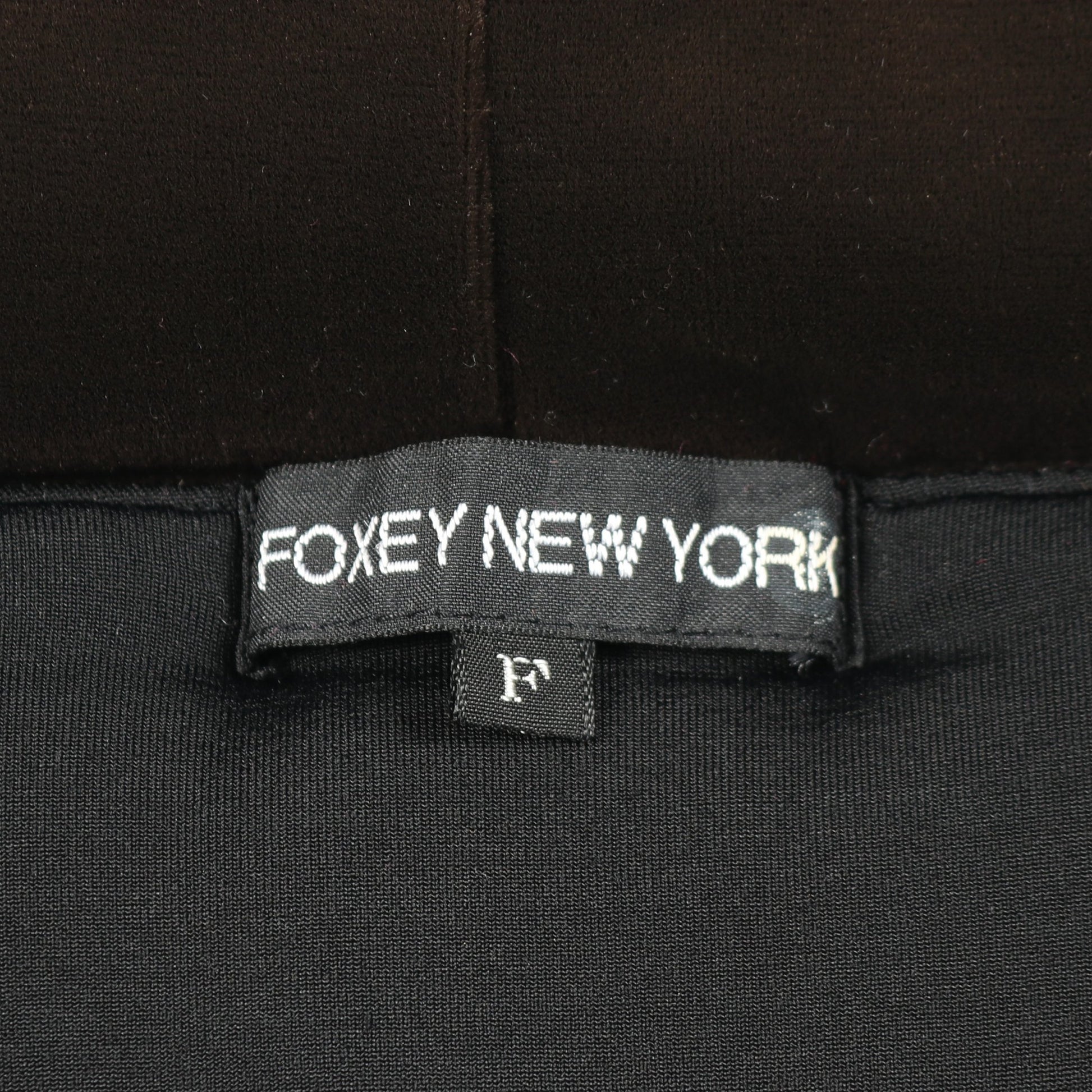 ケープ ボレロ ダークブラウン ベロア 中綿 フォクシーニューヨーク アウター FOXEY NEW YORK