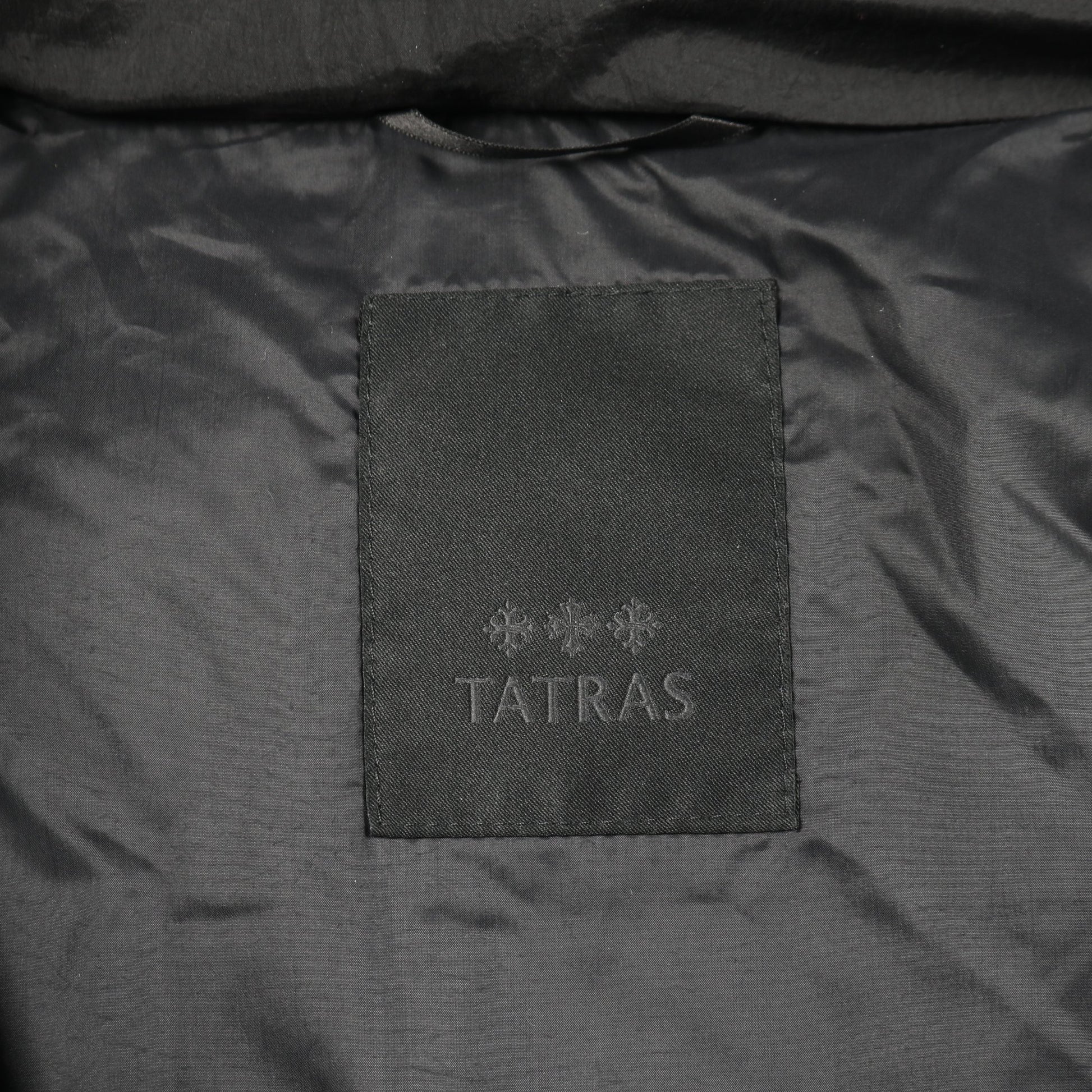 POLITEAMA ポリテアマ ダウンコート ナイロン ブラック タトラス アウター TATRAS