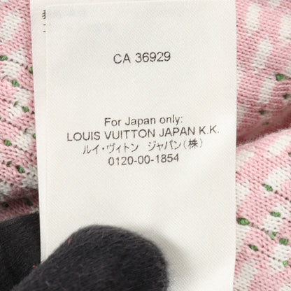 ダミエジャカード ジップスルー ブルゾン コットン オフホワイト ピンク グリーン ルイヴィトン アウター LOUIS VUITTON