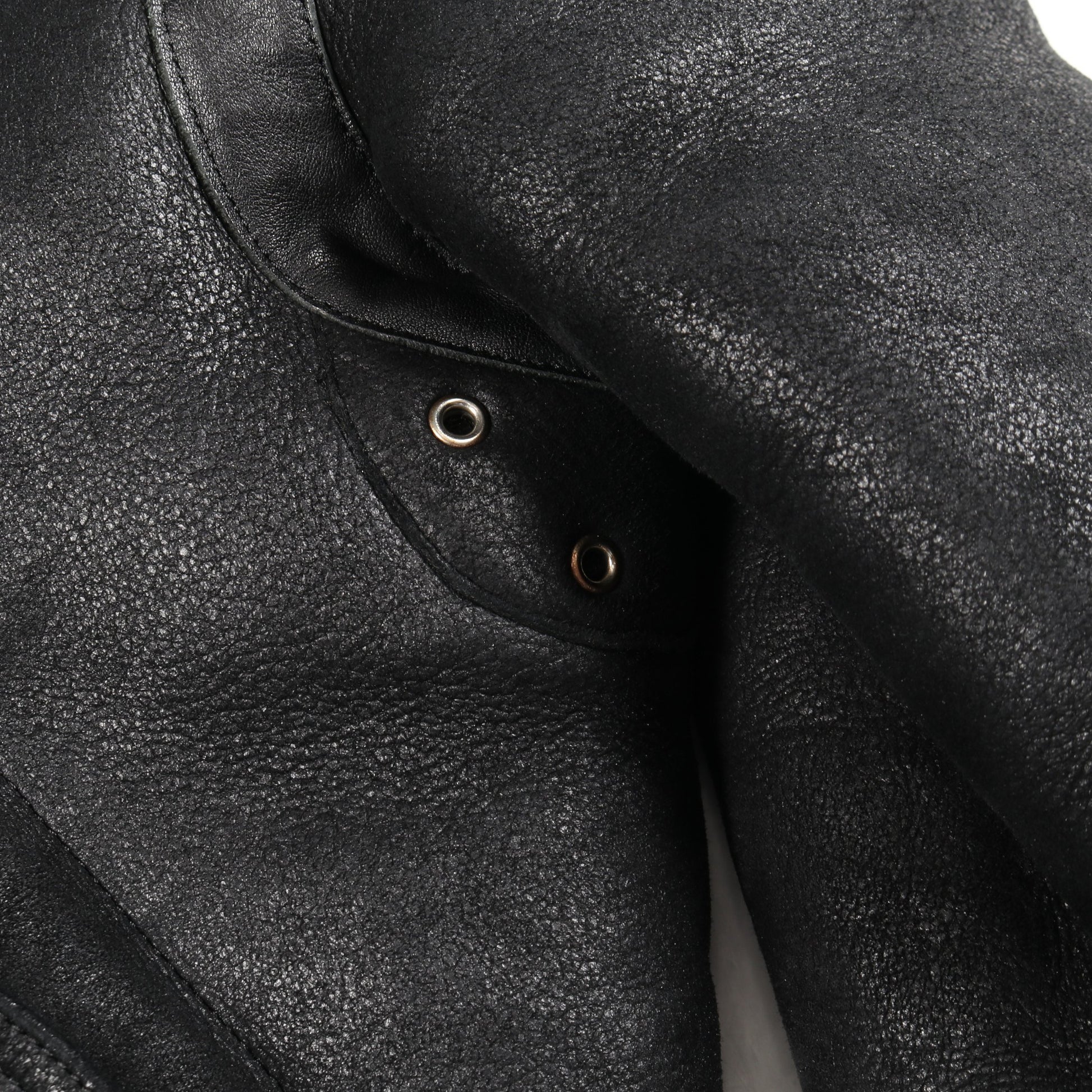 Ian Shearling Jacket ムートンジャケット レザージャケット ムートン ブラック アクネストゥディオズ アウター Acne Studios