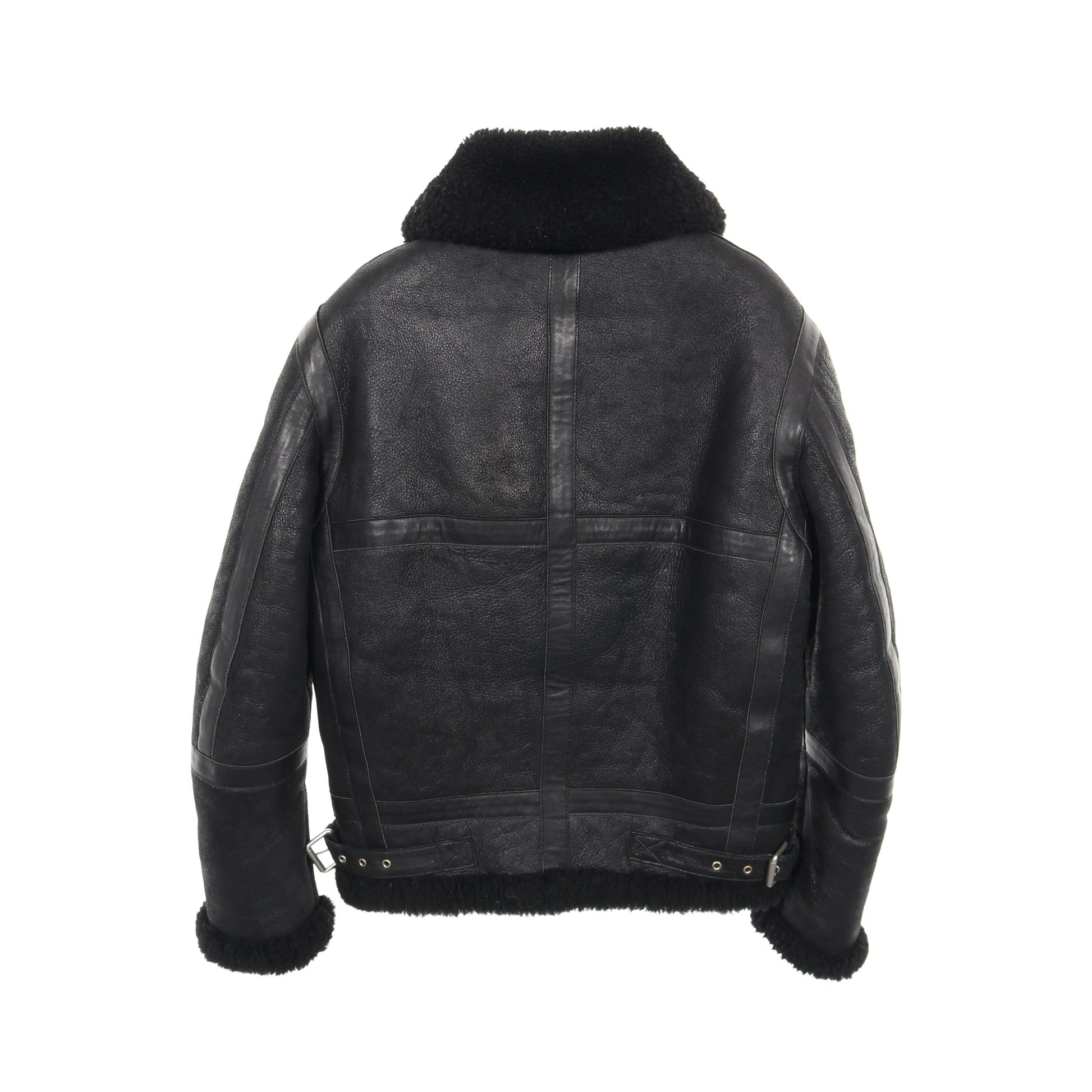 Ian Shearling Jacket ムートンジャケット レザージャケット ムートン ブラック アクネストゥディオズ アウター Acne Studios