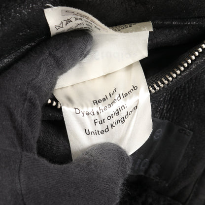 Ian Shearling Jacket ムートンジャケット レザージャケット ムートン ブラック アクネストゥディオズ アウター Acne Studios