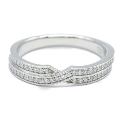 トリスト ツーロウ リング リング 指輪 PT900 ダイヤモンド プラチナ クリア ハリーウィンストン アクセサリー Harry Winston