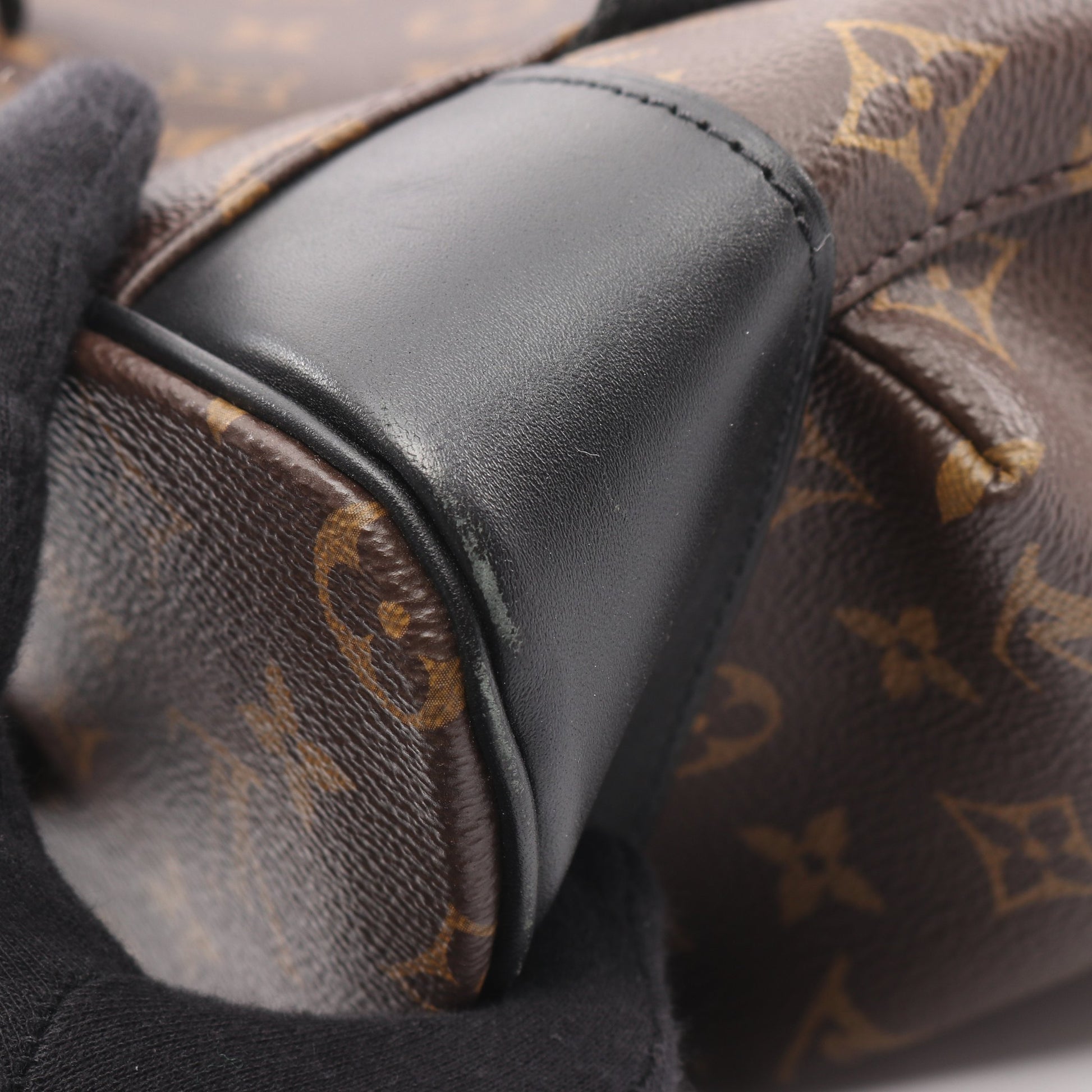 クリストファー MM モノグラムマカサー バックパック リュックサック PVC レザー ブラウン ブラック ルイヴィトン バッグ LOUIS VUITTON