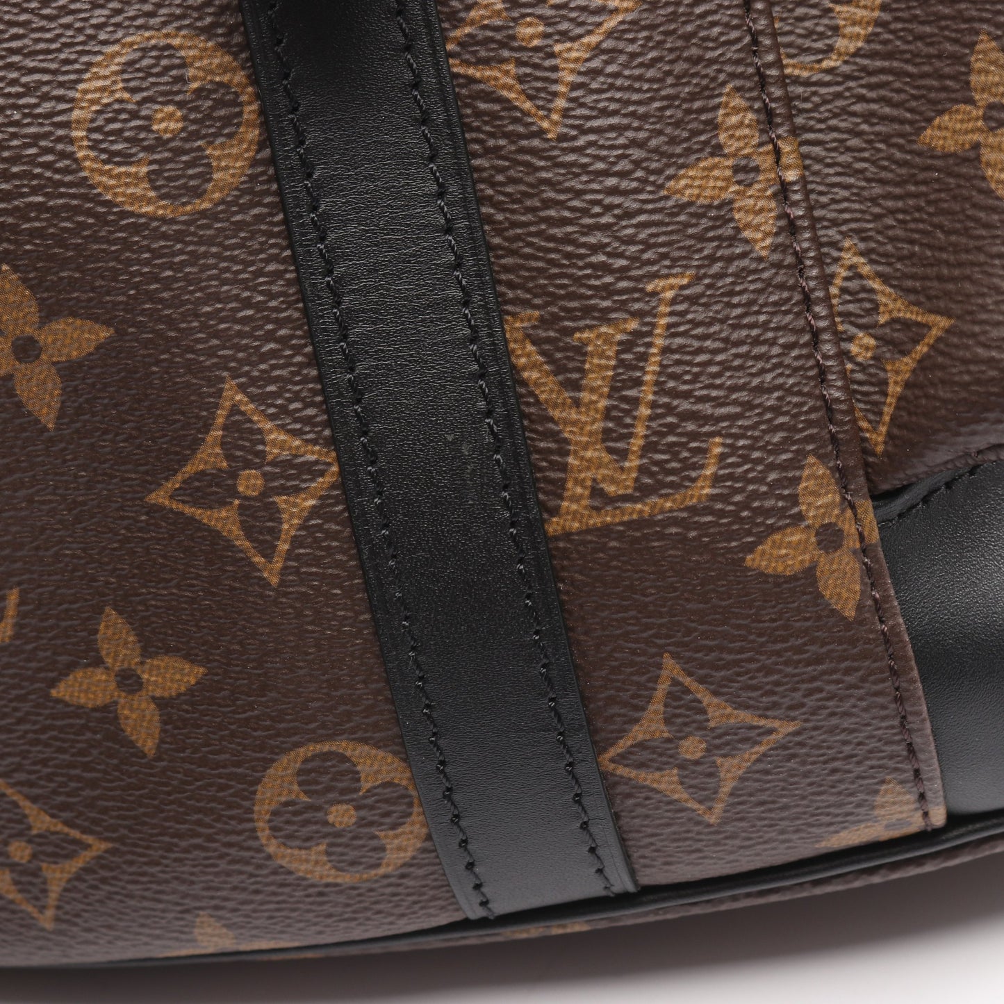 クリストファー MM モノグラムマカサー バックパック リュックサック PVC レザー ブラウン ブラック ルイヴィトン バッグ LOUIS VUITTON