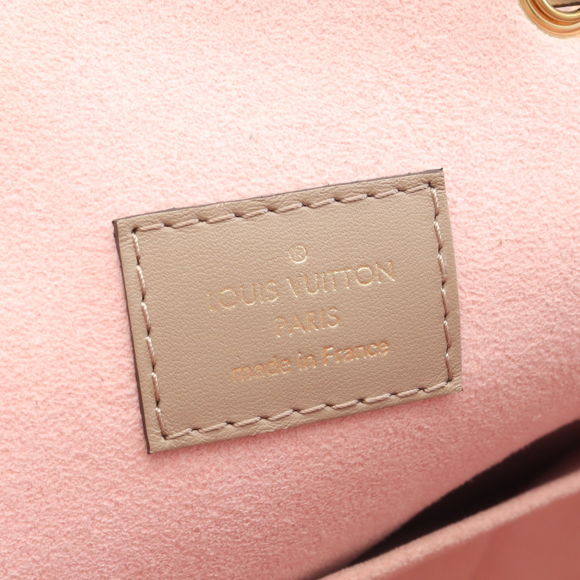 モンスリPM モノグラムアンプラント トゥルトレール バックパック リュックサック レザー グレーベージュ ルイヴィトン バッグ LOUIS VUITTON