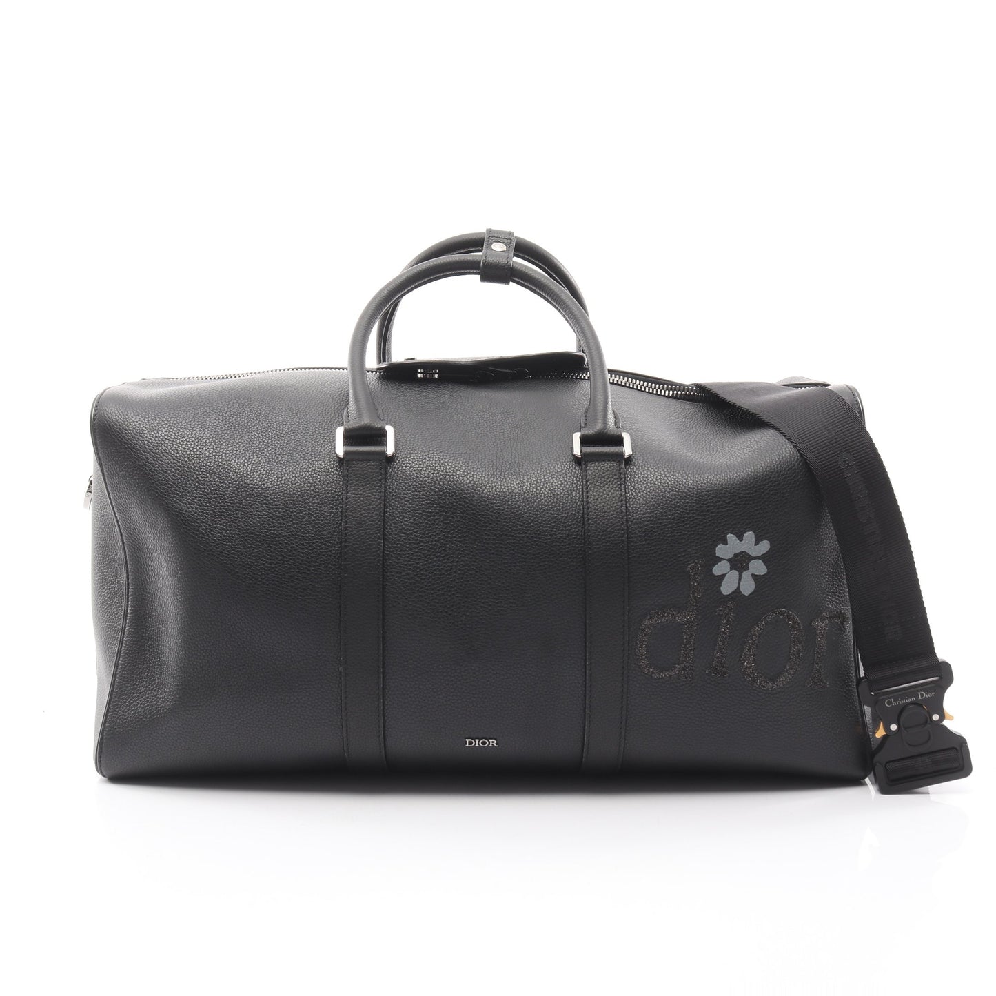 DIOR × ERL サドルバッグ ボストンバッグ レザー ブラック 2WAY ディオール バッグ DIOR