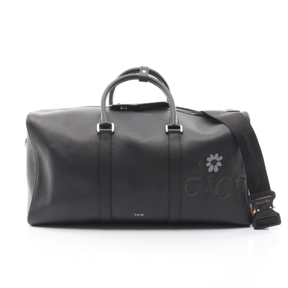 DIOR × ERL サドルバッグ ボストンバッグ レザー ブラック 2WAY ディオール バッグ DIOR