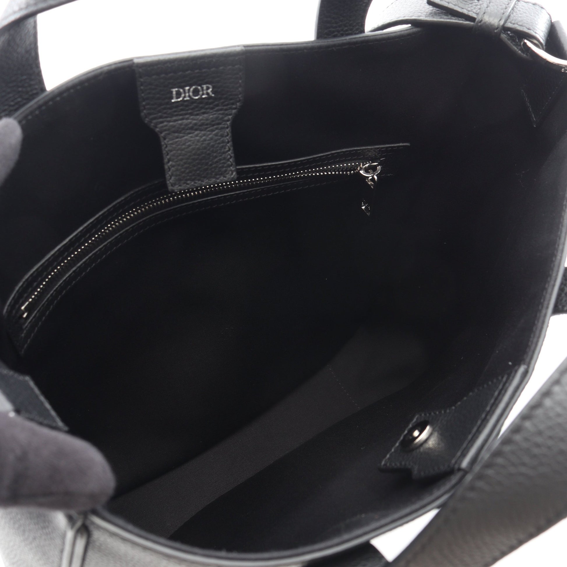 SADDLE サドル ハンドバッグ トートバッグ レザー ブラック 2WAY クリスチャンディオール バッグ Christian Dior