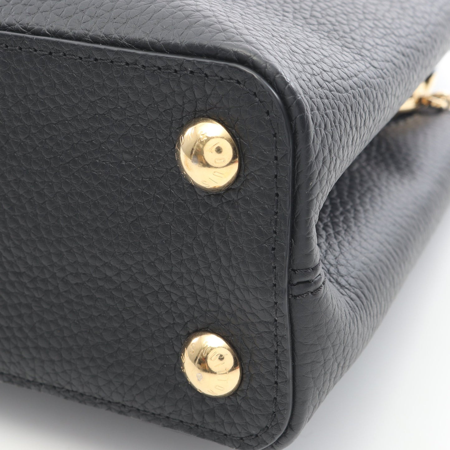 カプシーヌBB ノワール ハンドバッグ レザー ブラック ルイヴィトン バッグ LOUIS VUITTON