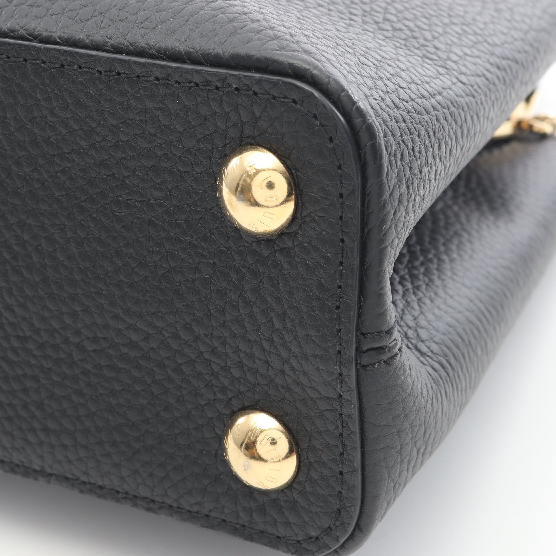 カプシーヌBB ノワール ハンドバッグ レザー ブラック ルイヴィトン バッグ LOUIS VUITTON
