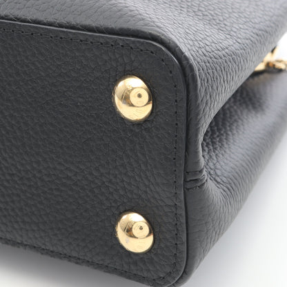 カプシーヌBB ノワール ハンドバッグ レザー ブラック ルイヴィトン バッグ LOUIS VUITTON