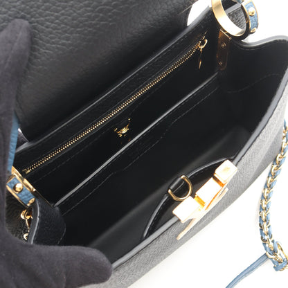カプシーヌBB ノワール ハンドバッグ レザー ブラック ルイヴィトン バッグ LOUIS VUITTON