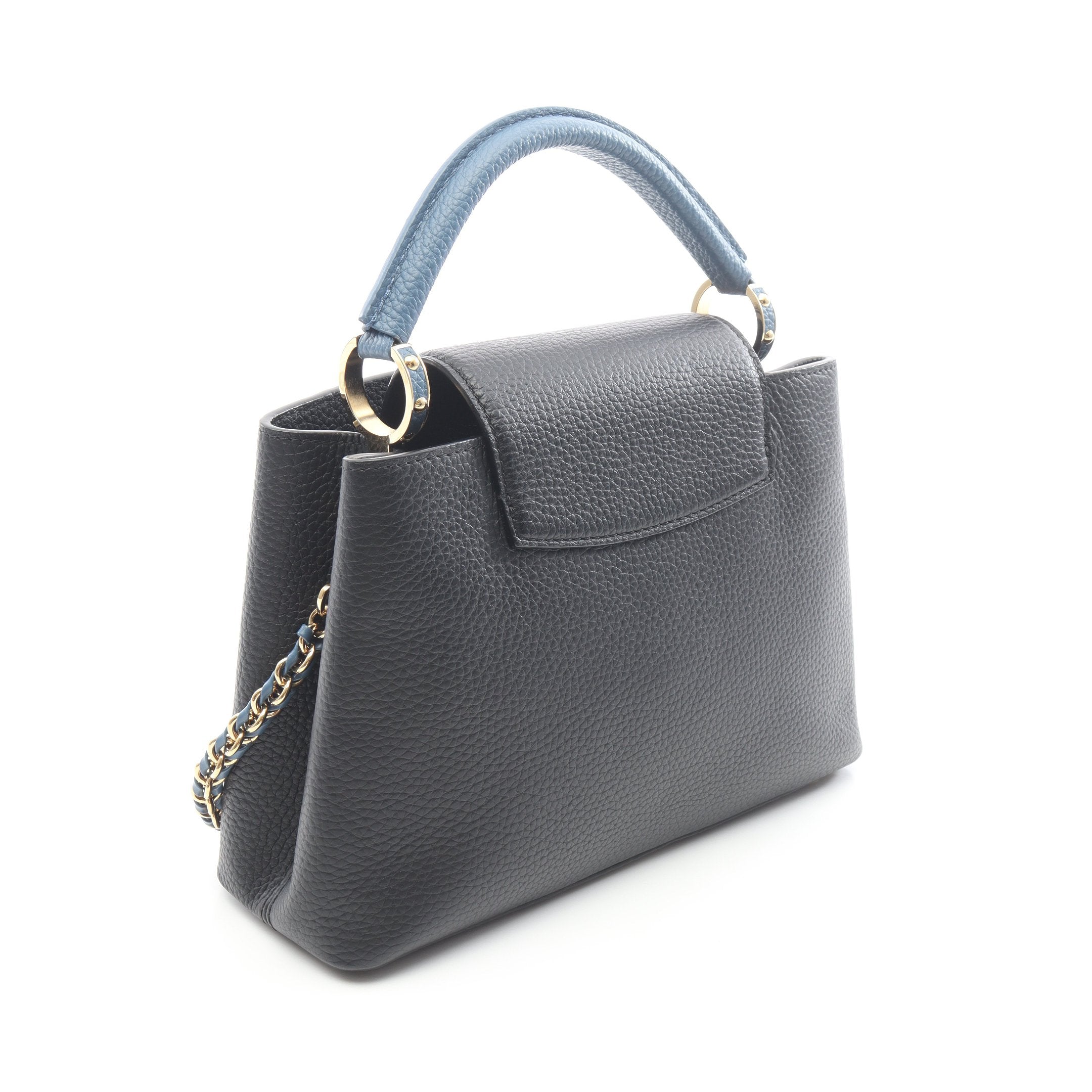 カプシーヌBB ノワール ハンドバッグ レザー ブラック ルイヴィトン