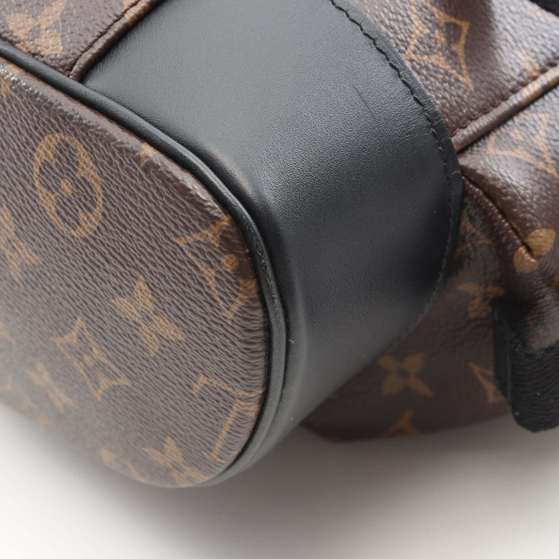 クリストファー MM モノグラムマカサー バックパック リュックサック PVC レザー ブラウン ブラック ルイヴィトン バッグ LOUIS VUITTON